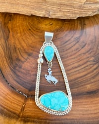 Image 1 of Kingman Bucking Horse Pendant