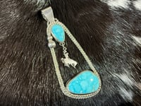 Image 2 of Kingman Bucking Horse Pendant