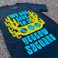 Image 3 of Yellow Saguaro Black Tee