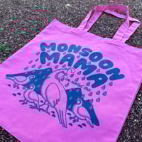Image 3 of Monsoon Mama Pink Tote Bag
