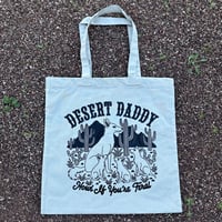 Image 1 of Desert Daddy Silver Tote Bag