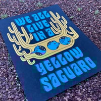 Image 3 of Yellow Saguaro Print