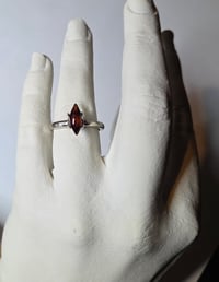 Image 2 of Madagascar Rhodolite Garnet Sterling Silver Ring