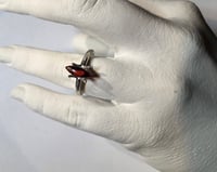 Image 3 of Madagascar Rhodolite Garnet Sterling Silver Ring