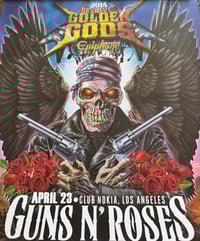 Image 2 of Guns N' Roses - Revolver Golden Gods Poster 2014 - 18"x24" - RARE