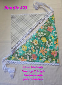 Linen Triangle Bandana Bundle #23