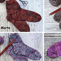 Image 1 of Hand Knitted Socks for Women