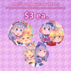 melia and pals buttons