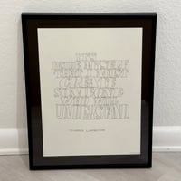 Clarice Lispector Quote by Jessica Fontenot - Framed Original Artwork