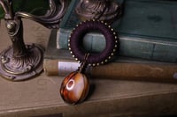 Image 2 of Brown hemp carnelian necklace
