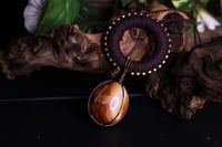 Image 3 of Brown hemp carnelian necklace