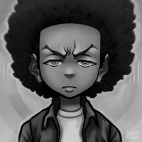 Image 2 of Really bruh? Huey Freeman | Print