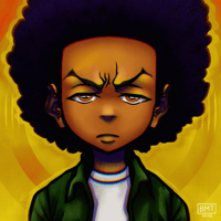 Image 1 of Really bruh? Huey Freeman | Print