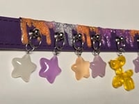 Image 3 of Clowncore GLOW IN THE DARK GLITTERY choker