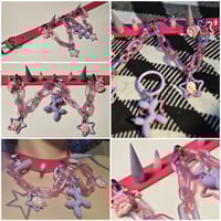 Image 2 of OTT Decora CARNIVAL SWEETS Jester Clown Spiked Choker