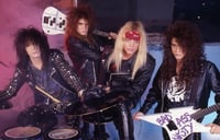 Image 4 of Stevie Rachelle "Stage Worn / Tuff Logo " Leather Jacket + A FREE Tuff Box Set of 15 CDs & DVDs