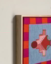 Image 2 of Embroidered Birdie no. 1 by Eliana Bernard - Original Artwork