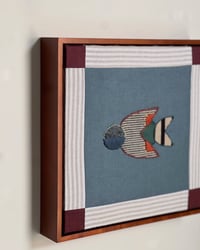 Image 2 of Embroidered Birdie no. 2 by Eliana Bernard - Original Artwork