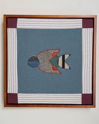 Image 1 of Embroidered Birdie no. 2 by Eliana Bernard - Original Artwork