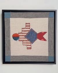 Image 1 of Embroidered Birdie no. 4 by Eliana Bernard - Original Artwork