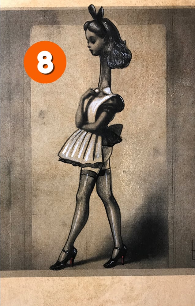 Image of Alice original illustrations for EROS MECANIQUE 