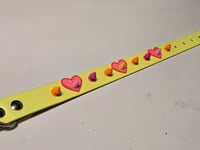 Image 2 of UV REACTIVE Simple Lovecore Spiked Choker