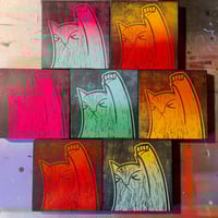Image 2 of GOOD KITTY wood print