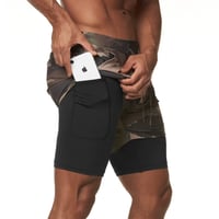 Image 2 of Camo Running Shorts