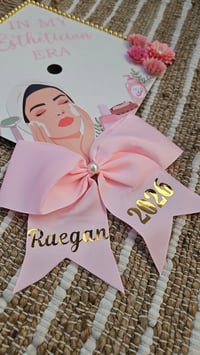 Image 3 of Custom Grad Cap Topper: Personalized Graduation Hat Decoration In My Esthetician Era