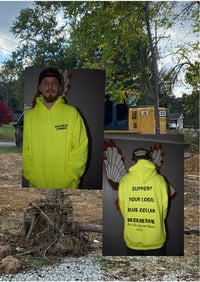 Image 3 of Hi Vis Support Your Local Blue Collar Degenerate Collection