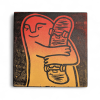 Image 1 of SK8 MONSTER wood print