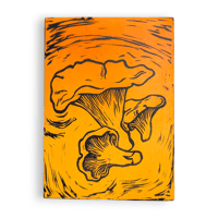 Image 1 of CHANTERELLES wood print