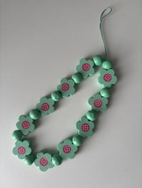 Image 1 of Wooden flower charms