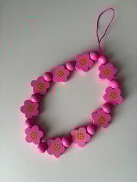 Image 2 of Wooden flower charms