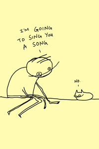 sing me a song 5x7 numbered and signed PRINT