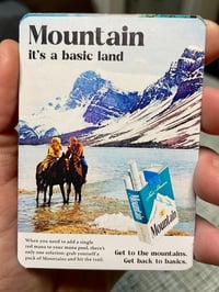 Image 3 of Vintage Cigarette Ad MTG basic lands