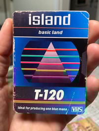 Image 5 of VHS Tape MTG basic lands