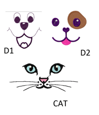  Dog and Cat Snowball Ornaments