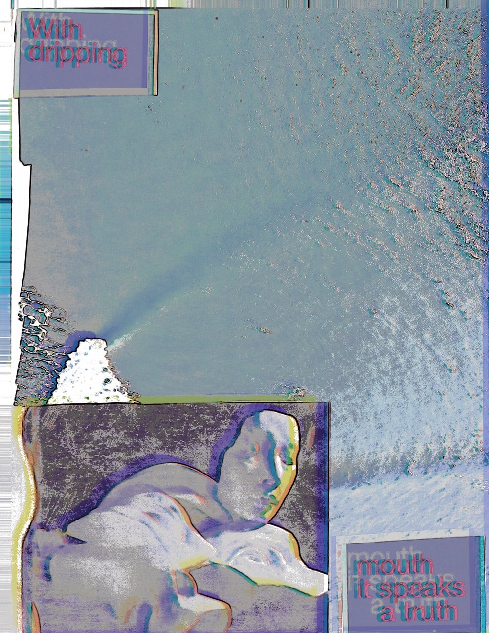 Image of No Water is up for Interpretation 12 pg zine