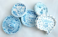 Image 1 of Hand-Painted Mini Dishes / Small Decorated Keepsakes