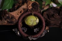 Image 3 of Brown pistachio opal necklace
