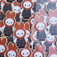 Autumn bunny sticker