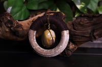 Image 3 of Wooden ring mookaite necklace