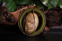 Image 3 of Green linen picture jasper necklace