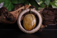 Image 3 of Natural hemp cord golden healer necklace