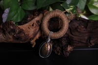 Image 2 of Beige hemp labradorite necklace