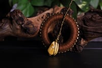 Image 5 of Copper linen mookaite jasper hair pin