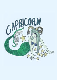 Capricorn Print (5x7'')