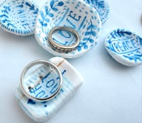 Image 1 of One of a Kind Tiny Dishes / Small Decorated Keepsakes