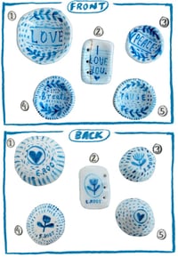 Image 5 of One of a Kind Tiny Dishes / Small Decorated Keepsakes